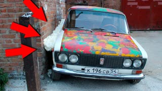 Что будет если ПРИПЕНИТЬ машину к стене?