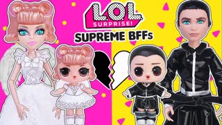 СВАДЬБА! СЕМЕЙКА Невесты и Жениха Куклы ЛОЛ Сюрприз! Мультик LOL BFFs Families Surprise Dolls